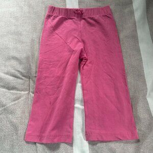 EUC Baby Gap Pink Wide Leg Comfy Toddler Pants Sz 18-24 mos